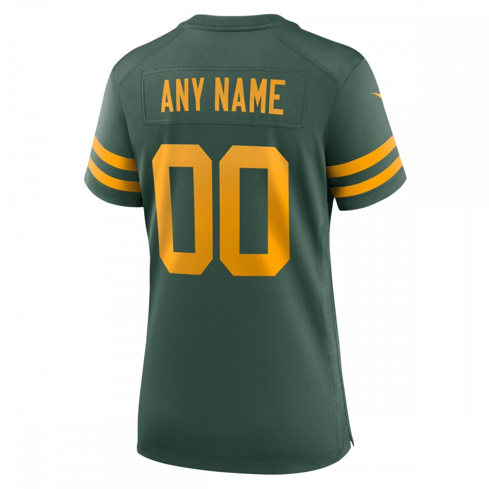 Green Bay Packers Nike Women's Alternate Custom Jersey - Green-Profan Arena